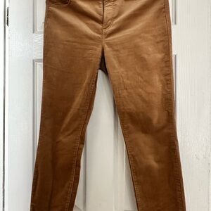Brown Corduroy Pants women brown corduroy slim side 29/8